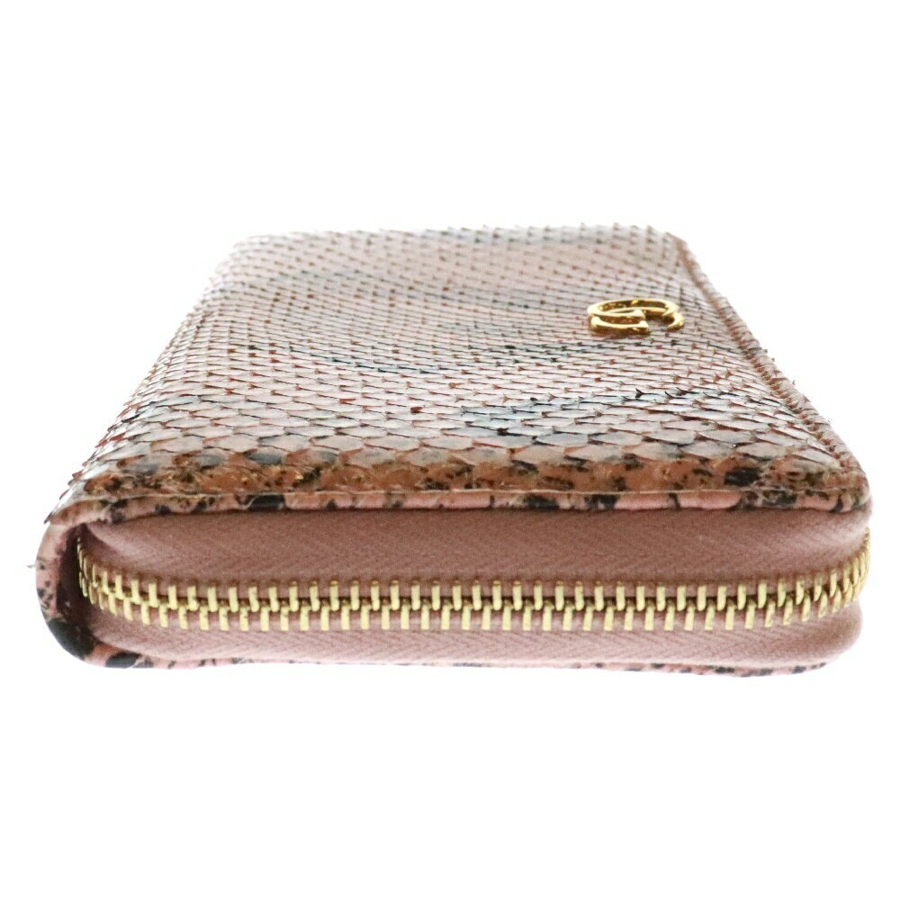 Gucci Gg Marmont Python Leather Round Zip Long Wa… - image 3